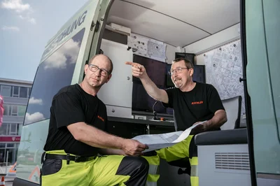 Team und Unternehmen Kuchler Kran